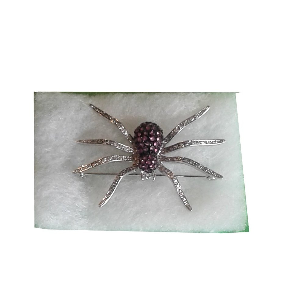 Sterling Silver Spider Brooch
